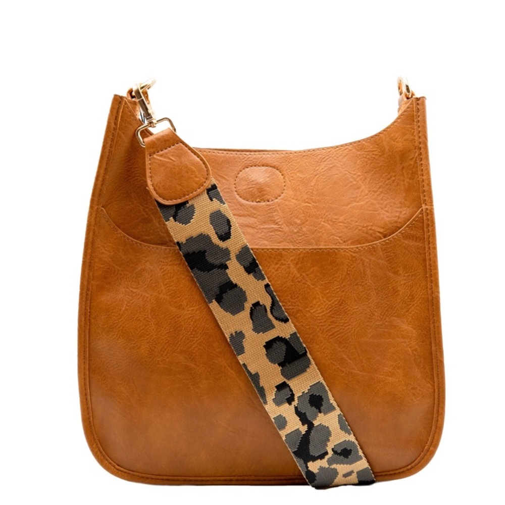 Ah-Dorned cross body bag with guitar strap